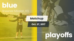 Matchup: blue vs. playoffs 2017