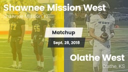 Matchup: Shawnee Mission West vs. Olathe West   2018