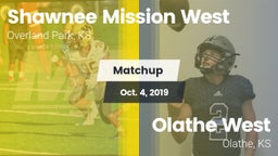 Matchup: Shawnee Mission West vs. Olathe West   2019