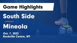 South Side  vs Mineola Game Highlights - Oct. 7, 2023