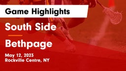 South Side  vs Bethpage  Game Highlights - May 12, 2023