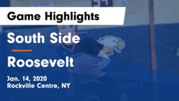 South Side  vs Roosevelt Game Highlights - Jan. 14, 2020