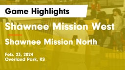 Shawnee Mission West vs Shawnee Mission North  Game Highlights - Feb. 23, 2024