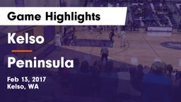Kelso  vs Peninsula  Game Highlights - Feb 13, 2017