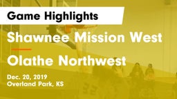 Shawnee Mission West vs Olathe Northwest  Game Highlights - Dec. 20, 2019