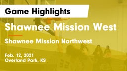 Shawnee Mission West vs Shawnee Mission Northwest  Game Highlights - Feb. 12, 2021