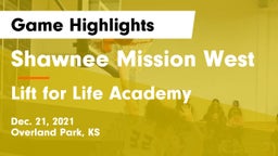 Shawnee Mission West vs Lift for Life Academy  Game Highlights - Dec. 21, 2021