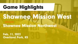 Shawnee Mission West vs Shawnee Mission Northwest  Game Highlights - Feb. 11, 2022