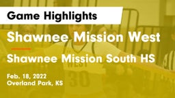 Shawnee Mission West vs Shawnee Mission South HS Game Highlights - Feb. 18, 2022