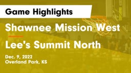 Shawnee Mission West vs Lee's Summit North  Game Highlights - Dec. 9, 2022