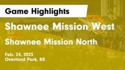 Shawnee Mission West vs Shawnee Mission North  Game Highlights - Feb. 24, 2023