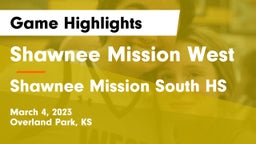 Shawnee Mission West vs Shawnee Mission South HS Game Highlights - March 4, 2023