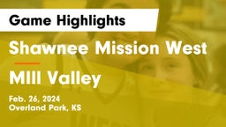 Shawnee Mission West vs MIll Valley  Game Highlights - Feb. 26, 2024