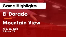 El Dorado  vs Mountain View  Game Highlights - Aug. 25, 2022