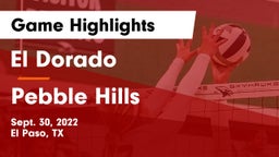 El Dorado  vs Pebble Hills  Game Highlights - Sept. 30, 2022