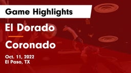 El Dorado  vs Coronado  Game Highlights - Oct. 11, 2022