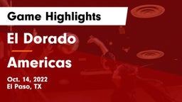 El Dorado  vs Americas  Game Highlights - Oct. 14, 2022