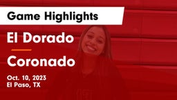 El Dorado  vs Coronado  Game Highlights - Oct. 10, 2023