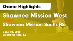 Shawnee Mission West vs Shawnee Mission South HS Game Highlights - Sept. 21, 2019