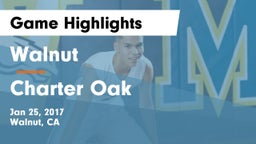Walnut  vs Charter Oak Game Highlights - Jan 25, 2017