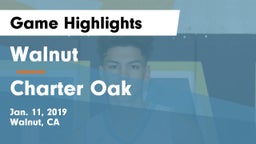 Walnut  vs Charter Oak Game Highlights - Jan. 11, 2019