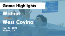Walnut  vs West Covina  Game Highlights - Jan. 17, 2020