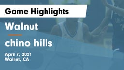 Walnut  vs chino hills Game Highlights - April 7, 2021