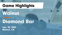 Walnut  vs Diamond Bar  Game Highlights - Jan. 20, 2023