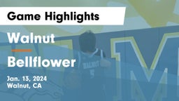 Walnut  vs Bellflower  Game Highlights - Jan. 13, 2024