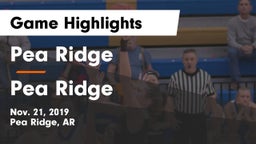 Pea Ridge  vs Pea Ridge  Game Highlights - Nov. 21, 2019