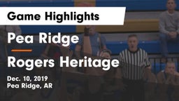 Pea Ridge  vs Rogers Heritage  Game Highlights - Dec. 10, 2019