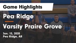 Pea Ridge  vs Varsity Praire Grove Game Highlights - Jan. 13, 2020
