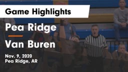 Pea Ridge  vs Van Buren  Game Highlights - Nov. 9, 2020