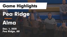 Pea Ridge  vs Alma  Game Highlights - Dec. 1, 2020