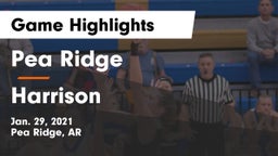 Pea Ridge  vs Harrison  Game Highlights - Jan. 29, 2021