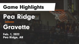 Pea Ridge  vs Gravette  Game Highlights - Feb. 1, 2022