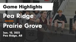 Pea Ridge  vs Prairie Grove  Game Highlights - Jan. 10, 2023