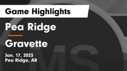 Pea Ridge  vs Gravette  Game Highlights - Jan. 17, 2023
