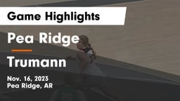 Pea Ridge  vs Trumann  Game Highlights - Nov. 16, 2023