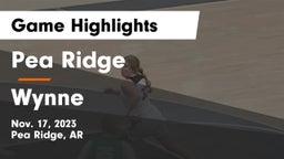 Pea Ridge  vs Wynne Game Highlights - Nov. 17, 2023