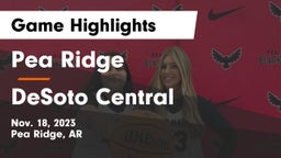 Pea Ridge  vs DeSoto Central  Game Highlights - Nov. 18, 2023