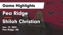 Pea Ridge  vs Shiloh Christian  Game Highlights - Jan. 19, 2024