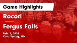 Rocori  vs Fergus Falls  Game Highlights - Feb. 4, 2020