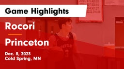 Rocori  vs Princeton  Game Highlights - Dec. 8, 2023