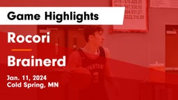 Rocori  vs Brainerd  Game Highlights - Jan. 11, 2024