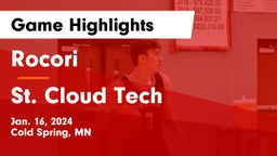 Rocori  vs St. Cloud Tech Game Highlights - Jan. 16, 2024