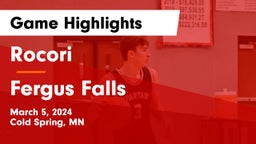 Rocori  vs Fergus Falls  Game Highlights - March 5, 2024