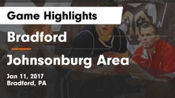 Bradford  vs Johnsonburg Area  Game Highlights - Jan 11, 2017