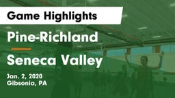 Pine-Richland  vs Seneca Valley  Game Highlights - Jan. 2, 2020