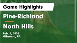 Pine-Richland  vs North Hills  Game Highlights - Feb. 3, 2020
